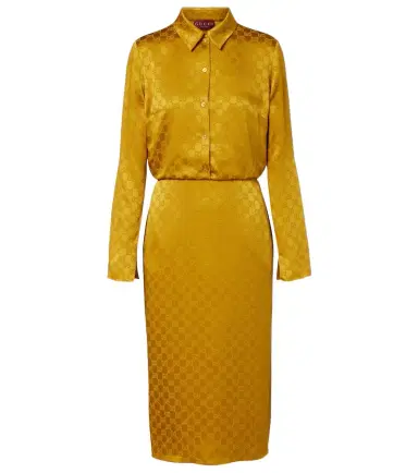 Gucci GG jacquard shirt dress | Thumbnail 1 Gucci GG jacquard shirt dress | Thumbnail 1