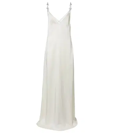 Gucci Horsebit embellished satin slip dress | Thumbnail 1 Gucci Horsebit embellished satin slip dress | Thumbnail 1