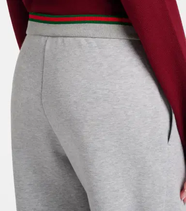 Gucci Web Stripe cotton-blend jersey sweatpants | Thumbnail 4 Gucci Web Stripe cotton-blend jersey sweatpants | Thumbnail 4