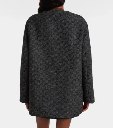 Gucci GG wool-blend tweed coat | Thumbnail 3 Gucci GG wool-blend tweed coat | Thumbnail 3