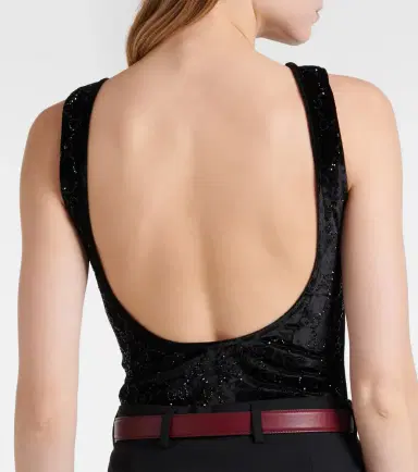 Gucci GG embellished chenille bodysuit | Thumbnail 6 Gucci GG embellished chenille bodysuit | Thumbnail 6