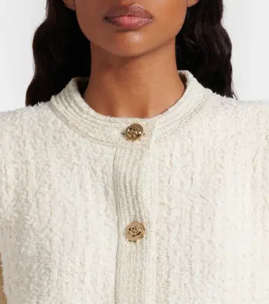 Gucci Wool-blend lamé bouclé cardigan | Thumbnail 3 Gucci Wool-blend lamé bouclé cardigan | Thumbnail 3
