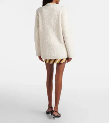 Gucci Wool-blend lamé bouclé cardigan | Thumbnail 4 Gucci Wool-blend lamé bouclé cardigan | Thumbnail 4