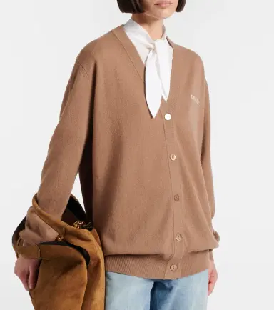 Gucci Logo cashmere cardigan | Thumbnail 4 Gucci Logo cashmere cardigan | Thumbnail 4