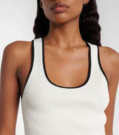 Gucci Ribbed-knit cotton-blend tank top | Thumbnail 5 Gucci Ribbed-knit cotton-blend tank top | Thumbnail 5