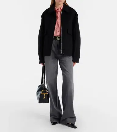 Gucci Wool bomber jacket | Thumbnail 3 Gucci Wool bomber jacket | Thumbnail 3