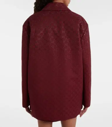 Gucci GG Crystal canvas blazer | Thumbnail 5 Gucci GG Crystal canvas blazer | Thumbnail 5