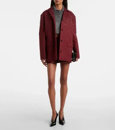 Gucci GG Crystal canvas blazer | Thumbnail 6 Gucci GG Crystal canvas blazer | Thumbnail 6