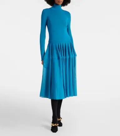 Alaïa Alaïa Turtleneck midi dress | Thumbnail 2 Alaïa Alaïa Turtleneck midi dress | Thumbnail 2