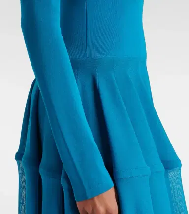 Alaïa Alaïa Turtleneck midi dress | Thumbnail 4 Alaïa Alaïa Turtleneck midi dress | Thumbnail 4