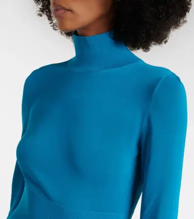 Alaïa Alaïa Turtleneck midi dress | Thumbnail 5 Alaïa Alaïa Turtleneck midi dress | Thumbnail 5