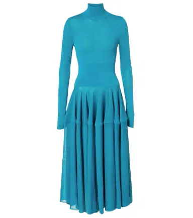 Alaïa Alaïa Turtleneck midi dress | Thumbnail 1 Alaïa Alaïa Turtleneck midi dress | Thumbnail 1