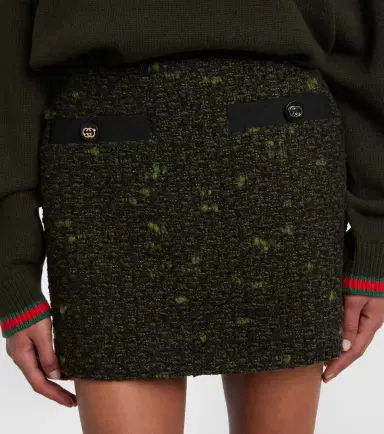 Gucci Wool-blend bouclé miniskirt | Thumbnail 2 Gucci Wool-blend bouclé miniskirt | Thumbnail 2