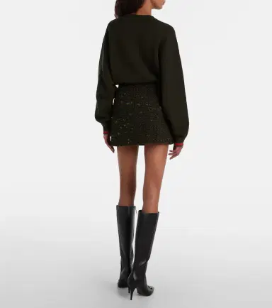 Gucci Wool-blend bouclé miniskirt | Thumbnail 4 Gucci Wool-blend bouclé miniskirt | Thumbnail 4
