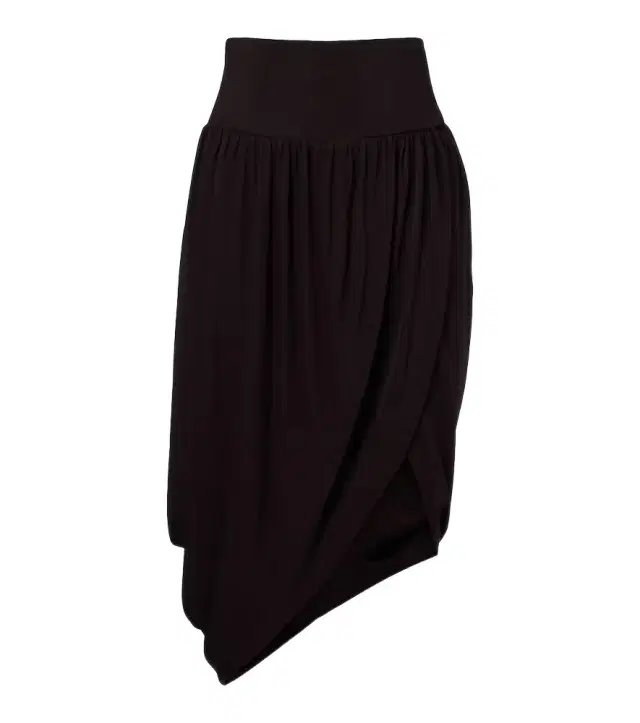 Alaïa Twisted asymmetric jersey midi skirt Alaïa Twisted asymmetric jersey midi skirt