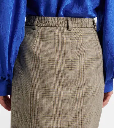 Gucci Prince of Wales check wool pencil skirt | Thumbnail 2 Gucci Prince of Wales check wool pencil skirt | Thumbnail 2