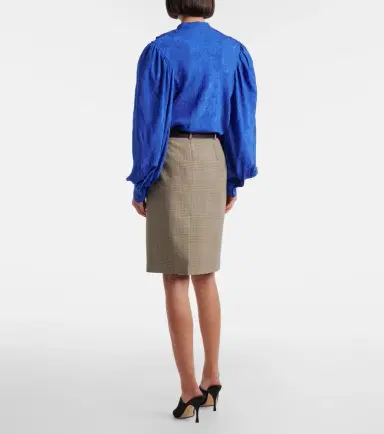 Gucci Prince of Wales check wool pencil skirt | Thumbnail 6 Gucci Prince of Wales check wool pencil skirt | Thumbnail 6