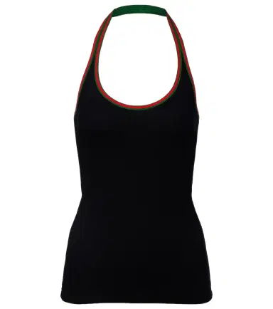 Gucci Web Stripe cotton-blend jersey top | Thumbnail 1 Gucci Web Stripe cotton-blend jersey top | Thumbnail 1