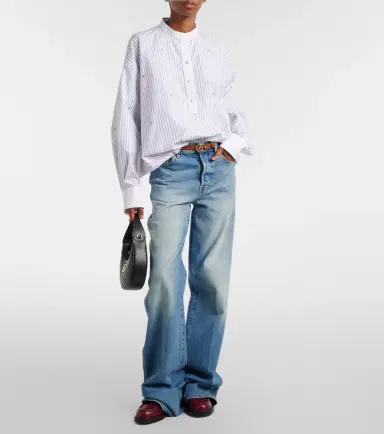 Gucci Interlocking G pinstripe cotton shirt | Thumbnail 2 Gucci Interlocking G pinstripe cotton shirt | Thumbnail 2