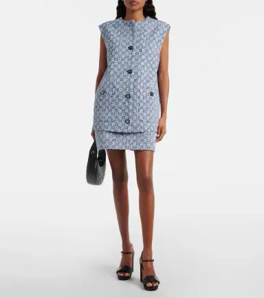 Gucci GG tweed vest | Thumbnail 3 Gucci GG tweed vest | Thumbnail 3