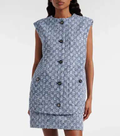 Gucci GG tweed vest | Thumbnail 6 Gucci GG tweed vest | Thumbnail 6