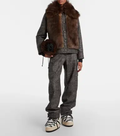 Moncler Shearling clutch | Thumbnail 5 Moncler Shearling clutch | Thumbnail 5