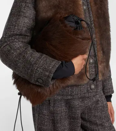 Moncler Shearling clutch | Thumbnail 6 Moncler Shearling clutch | Thumbnail 6