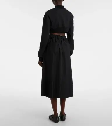 Noir Kei Ninomiya Wool midi skirt | Thumbnail 2 Noir Kei Ninomiya Wool midi skirt | Thumbnail 2