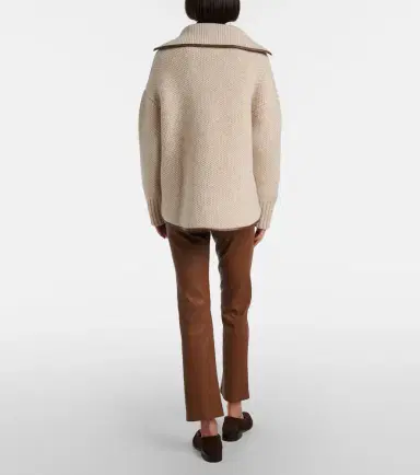 Joseph Cropped leather bootcut pants | Thumbnail 5 Joseph Cropped leather bootcut pants | Thumbnail 5