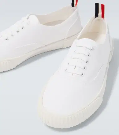 Thom Browne Heritage canvas sneakers | Thumbnail 6 Thom Browne Heritage canvas sneakers | Thumbnail 6