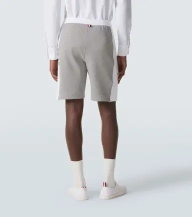 Thom Browne 4-Bar cotton jersey shorts | Thumbnail 3 Thom Browne 4-Bar cotton jersey shorts | Thumbnail 3