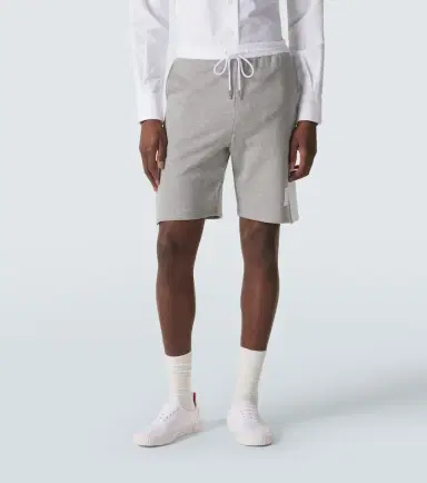 Thom Browne 4-Bar cotton jersey shorts | Thumbnail 5 Thom Browne 4-Bar cotton jersey shorts | Thumbnail 5