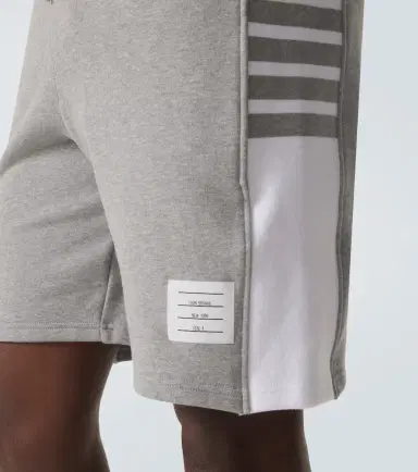Thom Browne 4-Bar cotton jersey shorts | Thumbnail 6 Thom Browne 4-Bar cotton jersey shorts | Thumbnail 6