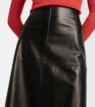Joseph Niven leather midi skirt | Thumbnail 2 Joseph Niven leather midi skirt | Thumbnail 2
