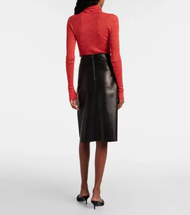 Joseph Niven leather midi skirt | Thumbnail 3 Joseph Niven leather midi skirt | Thumbnail 3