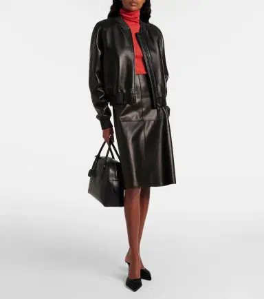 Joseph Niven leather midi skirt | Thumbnail 4 Joseph Niven leather midi skirt | Thumbnail 4