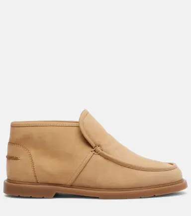 Yves Salomon Shearling-lined suede ankle boots | Thumbnail 3 Yves Salomon Shearling-lined suede ankle boots | Thumbnail 3