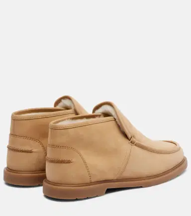 Yves Salomon Shearling-lined suede ankle boots | Thumbnail 4 Yves Salomon Shearling-lined suede ankle boots | Thumbnail 4
