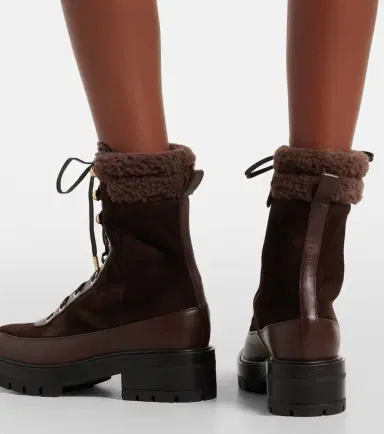 Aquazzura Very Cortina suede lace-up boots | Thumbnail 6 Aquazzura Very Cortina suede lace-up boots | Thumbnail 6