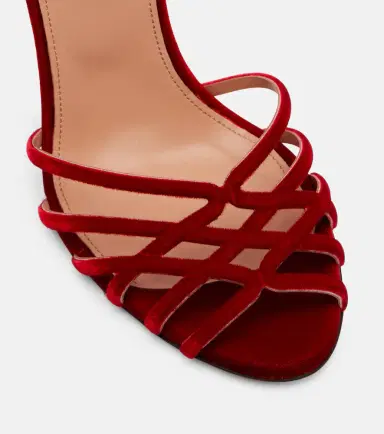 Aquazzura Wild Dream 105 velvet sandals | Thumbnail 2 Aquazzura Wild Dream 105 velvet sandals | Thumbnail 2