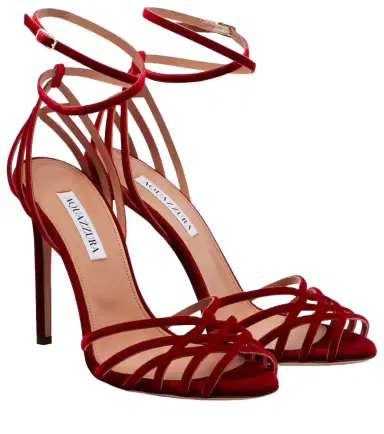 Aquazzura Wild Dream 105 velvet sandals | Thumbnail 1 Aquazzura Wild Dream 105 velvet sandals | Thumbnail 1