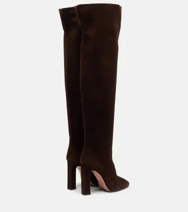 Aquazzura Joplin 105 suede knee-high boots | Thumbnail 2 Aquazzura Joplin 105 suede knee-high boots | Thumbnail 2