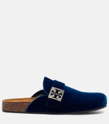 Tory Burch Mellow embellished velvet mules | Thumbnail 3 Tory Burch Mellow embellished velvet mules | Thumbnail 3