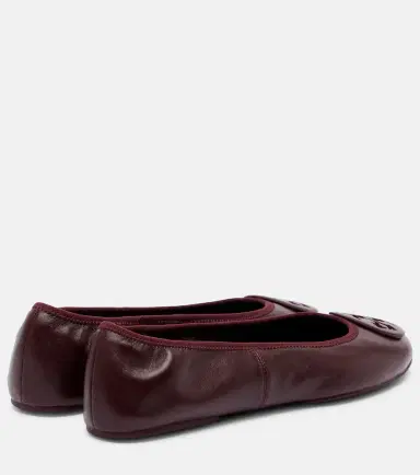 Tory Burch Reva Travel leather ballet flats | Thumbnail 2 Tory Burch Reva Travel leather ballet flats | Thumbnail 2