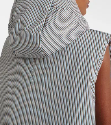 Loewe x On hooded striped puffer vest | Thumbnail 4 Loewe x On hooded striped puffer vest | Thumbnail 4