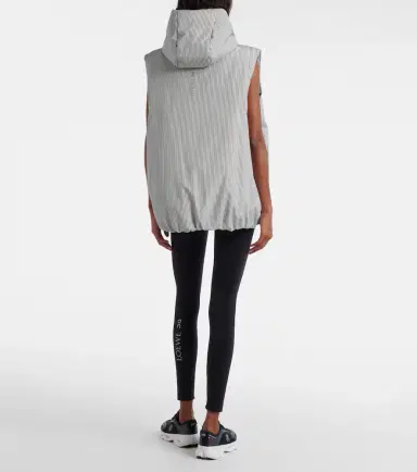 Loewe x On hooded striped puffer vest | Thumbnail 6 Loewe x On hooded striped puffer vest | Thumbnail 6
