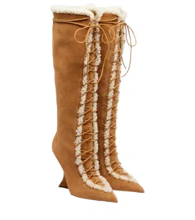 Paris Texas Nina 105 suede knee-high boots | Thumbnail 1 Paris Texas Nina 105 suede knee-high boots | Thumbnail 1