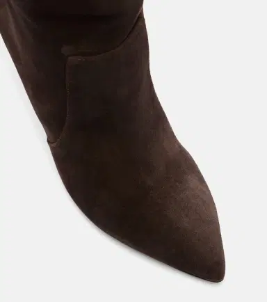 Paris Texas Stiletto 85 shearling-trimmed suede knee-high boots | Thumbnail 3 Paris Texas Stiletto 85 shearling-trimmed suede knee-high boots | Thumbnail 3