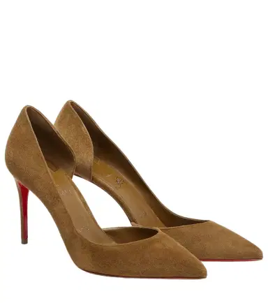 Christian Louboutin Iriza 85 suede pumps | Thumbnail 1 Christian Louboutin Iriza 85 suede pumps | Thumbnail 1