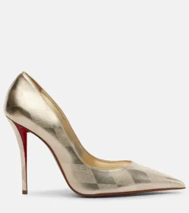 Christian Louboutin Miss Z metallic leather pumps | Thumbnail 4 Christian Louboutin Miss Z metallic leather pumps | Thumbnail 4